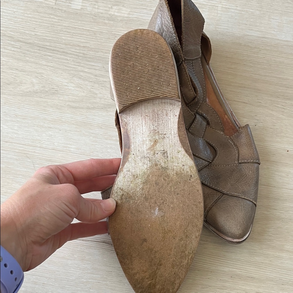 Free People Wonderlust Leather Flats - Picture 3 of 6